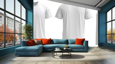  Raglan Short sleeve T-shirt [ Solid White] Wall mural